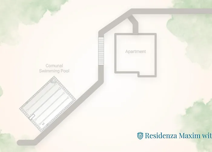 Residenza Maxim With Pool By Rent アパート *