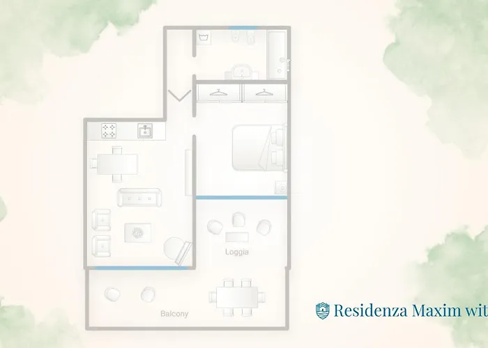 Residenza Maxim With Pool By Rent *